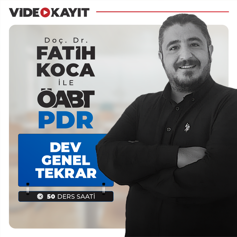 PDR ÖABT DEV Genel Tekrar | Video Kayıt