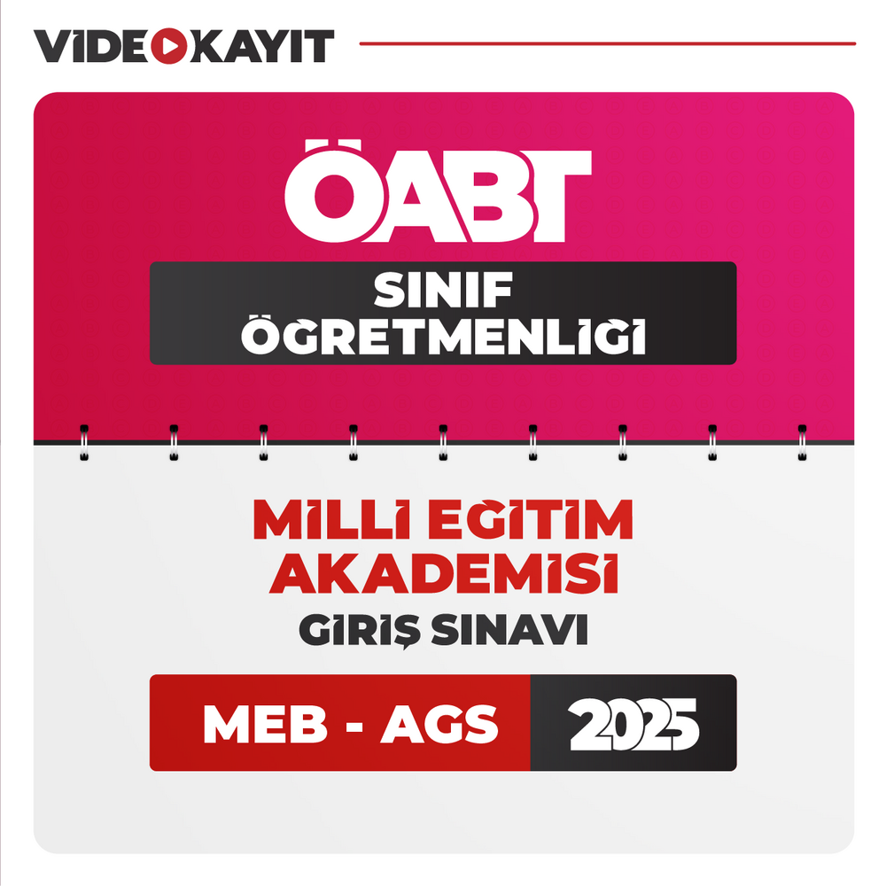 Sınıf ÖABT 2025 + AGS 2025 | Video Kayıt