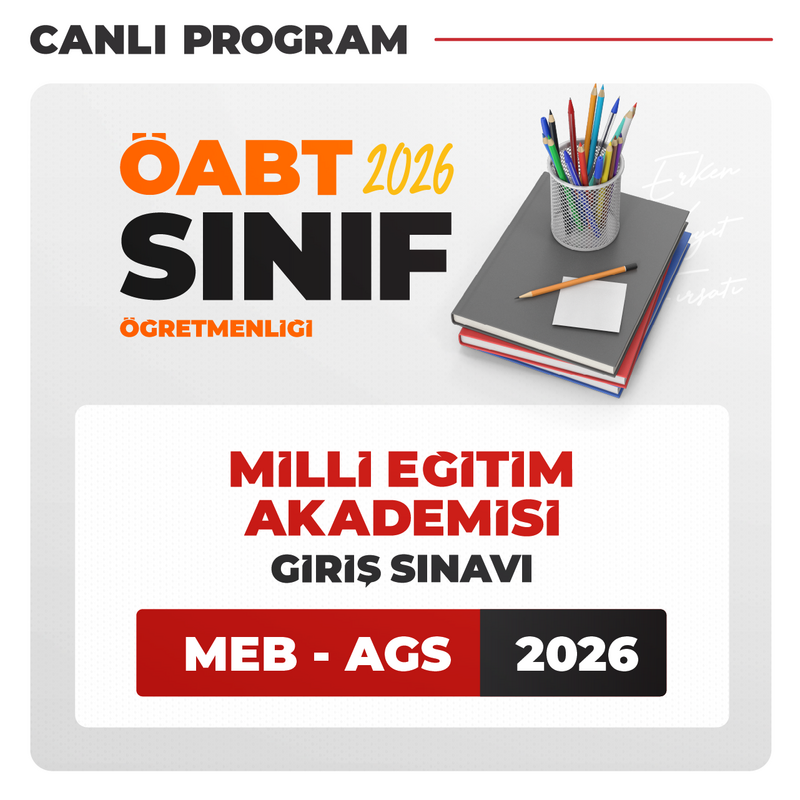 Sınıf ÖABT + AGS 2026 | Canlı Program - Thumbnail