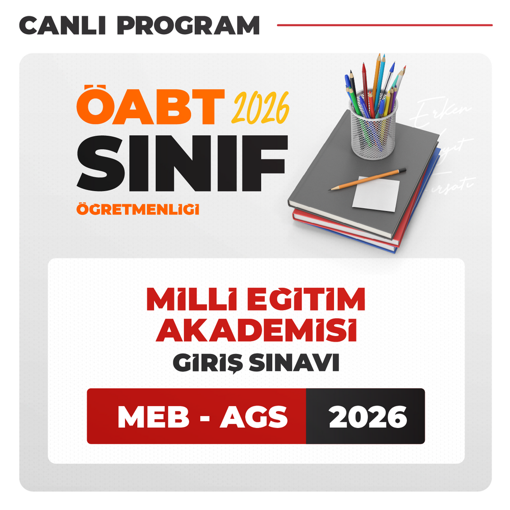 Sınıf ÖABT + AGS 2026 | Canlı Program