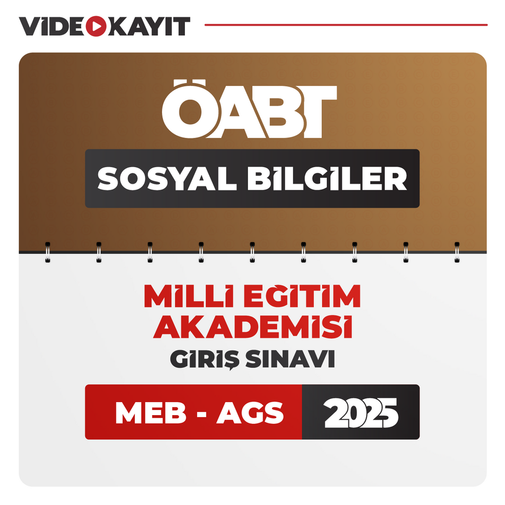 Sosyal Bilgiler ÖABT 2025 + AGS 2025 | Video Kayıt