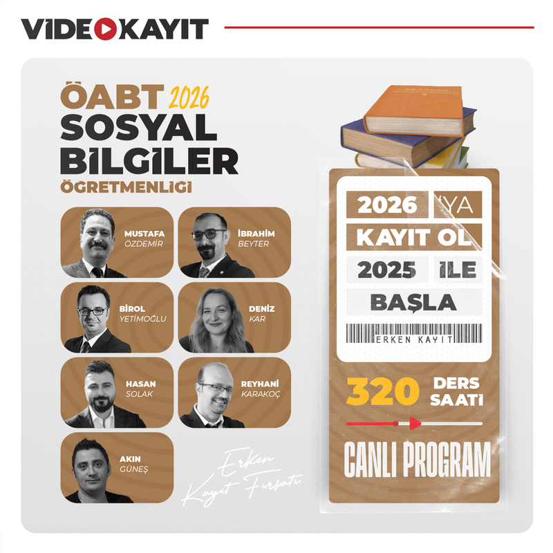 Farklı KPSS - Sosyal Bilgiler ÖABT 2026 | Video Kayıt