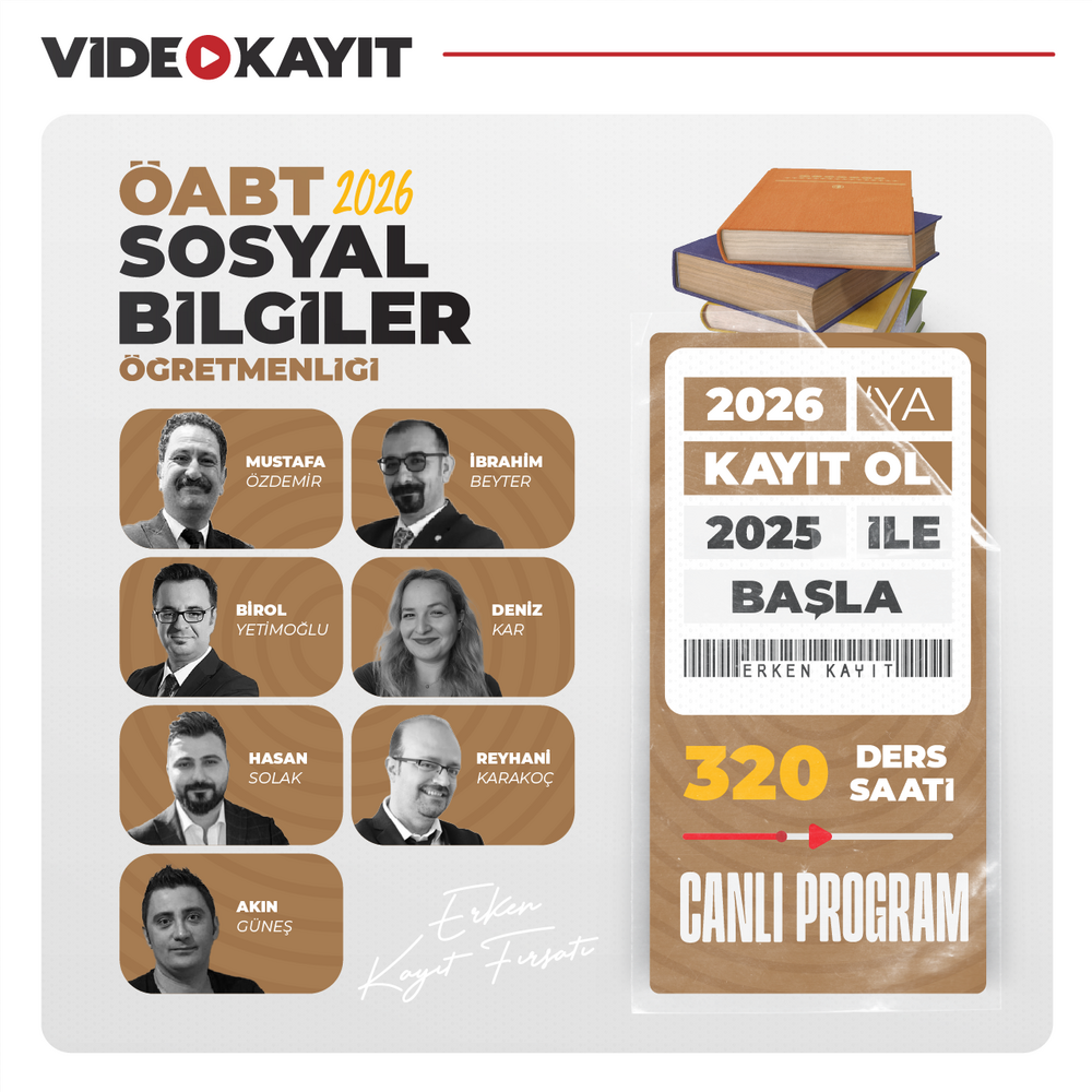 Sosyal Bilgiler ÖABT 2026 | Video Kayıt