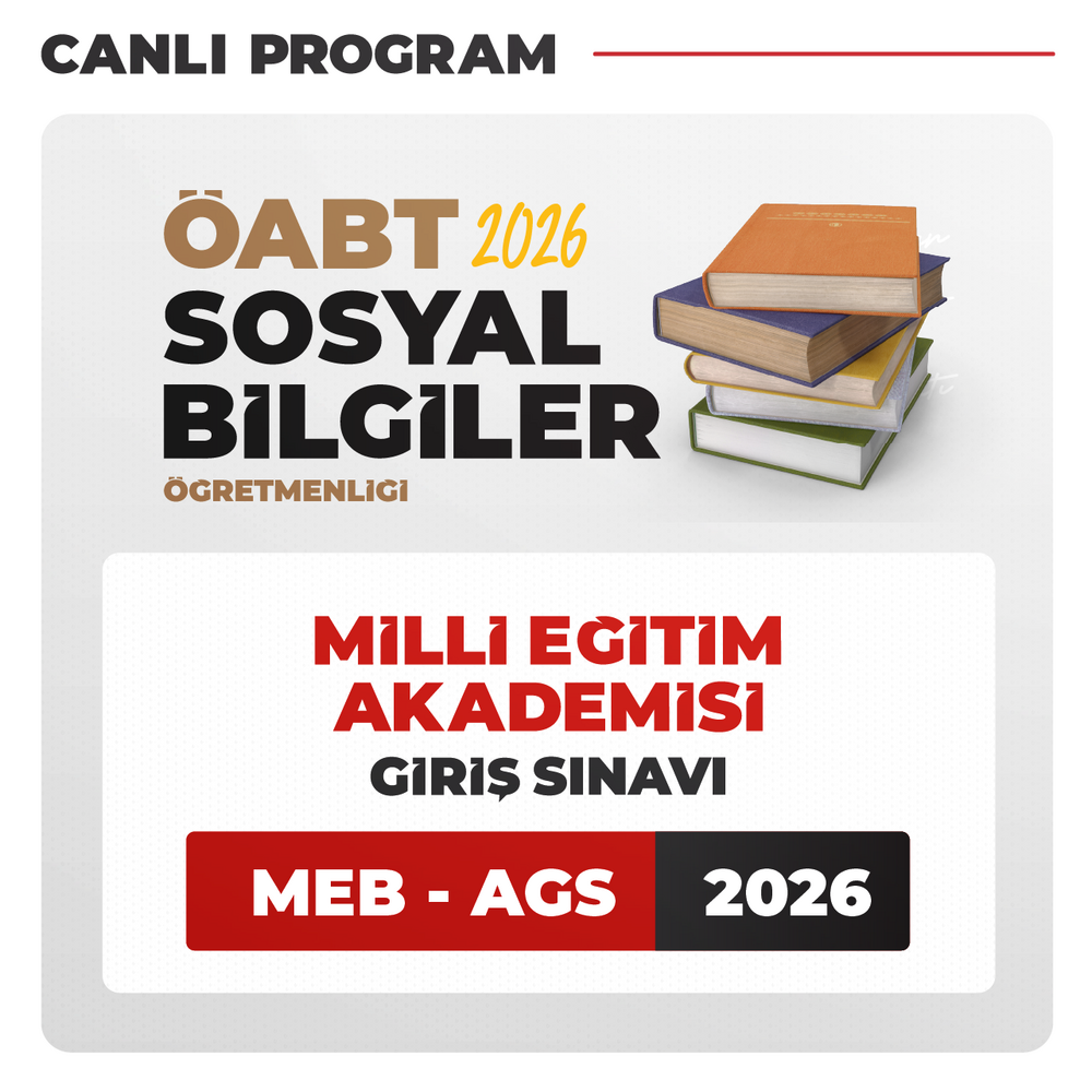 Sosyal Bilgiler ÖABT + AGS 2026 | Canlı Program