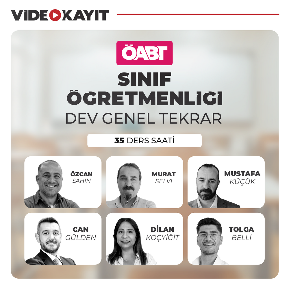Sosyal Bilgiler ÖABT DEV Genel Tekrar | Video Kayıt