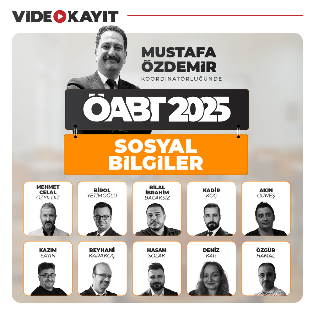 Sosyal Bilgiler Öğretmenliği ÖABT 2025 | Video Kayıt