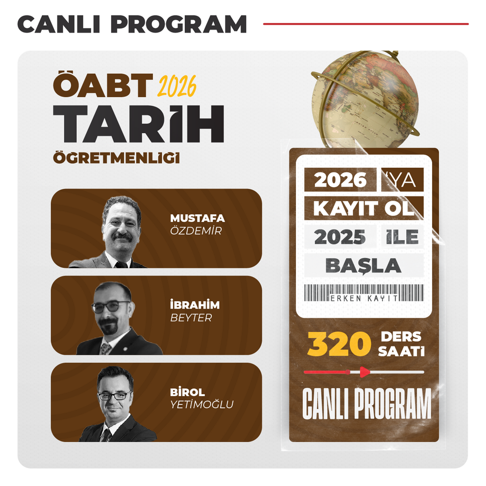 Tarih ÖABT 2026 | Canlı Program