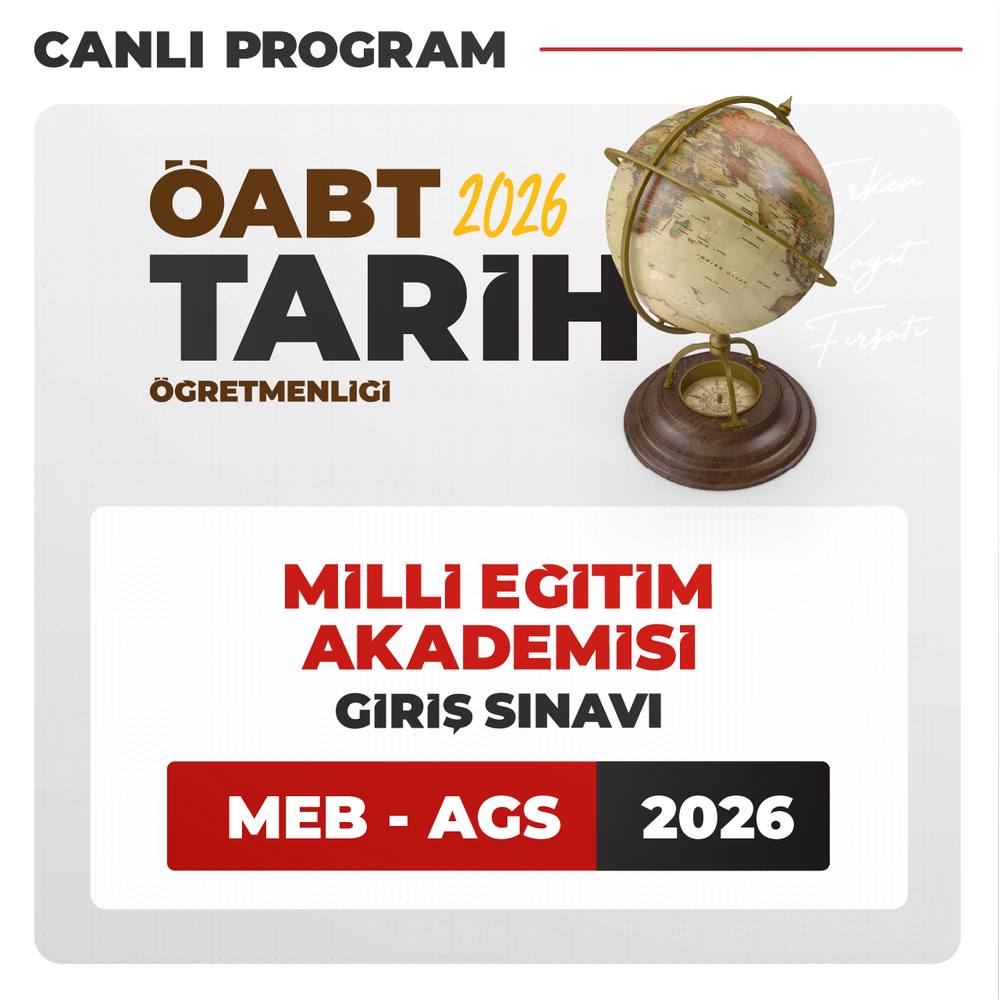 Tarih ÖABT + AGS 2026 | Canlı Program