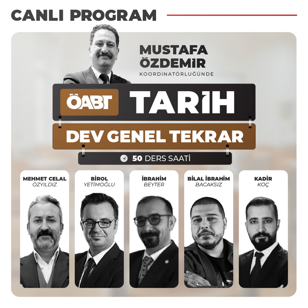 Tarih ÖABT DEV Genel Tekrar | Canlı Program
