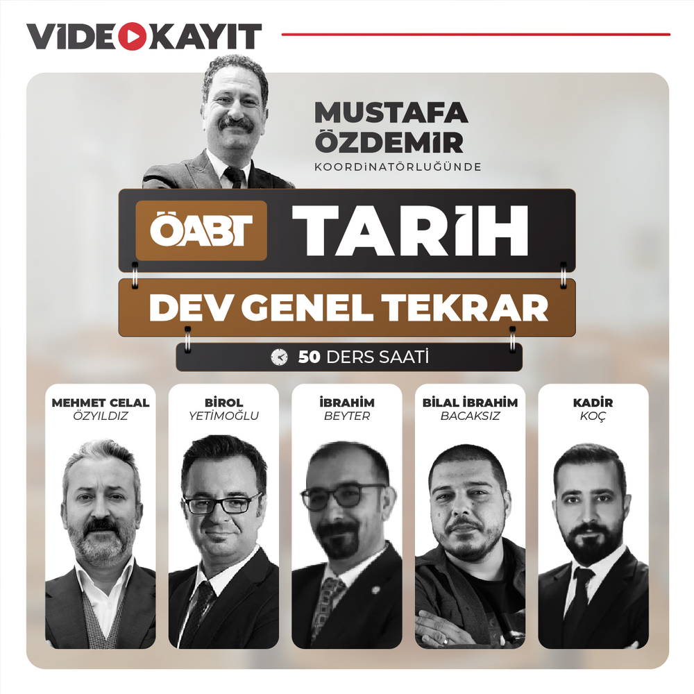 Tarih ÖABT DEV Genel Tekrar | Video Kayıt