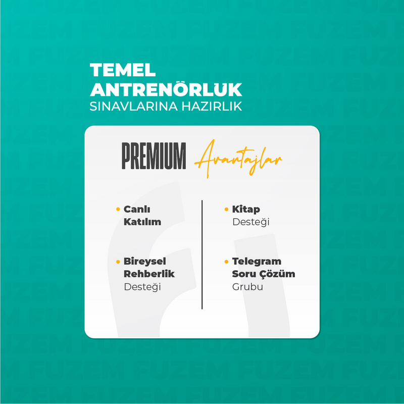 Temel Eğitim Antrenörlük Sınavlarına Hazırlık | Canlı Program - Thumbnail