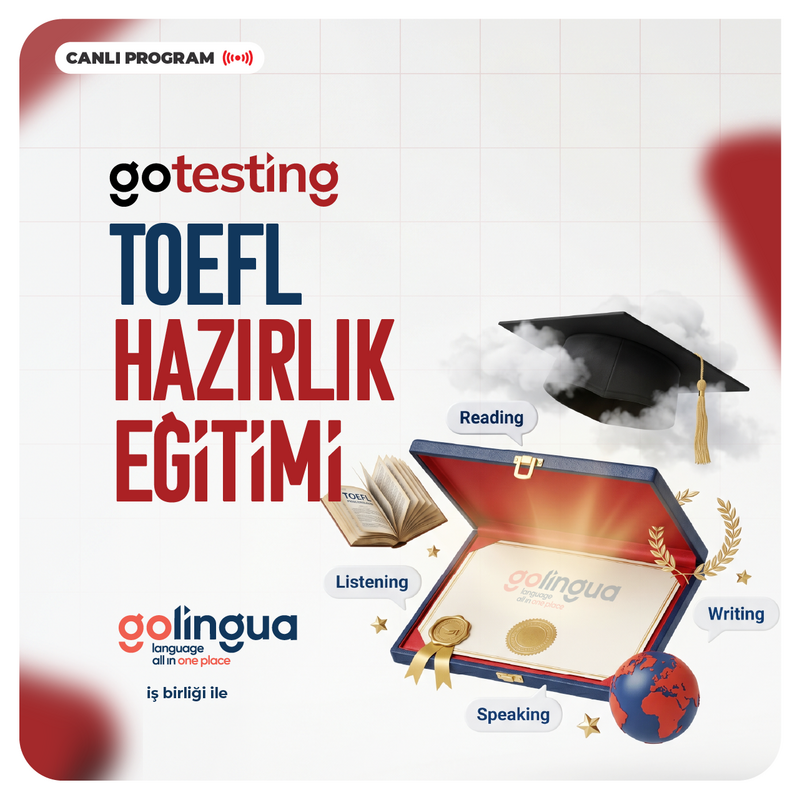 Farklı İngilizce - TOEFL Hazırlık Eğitimi | Canlı Program