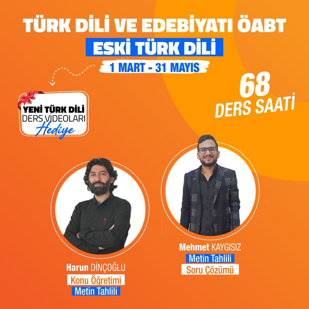Türk Dili ve Edebiyatı ÖABT | Eski Türk Dili