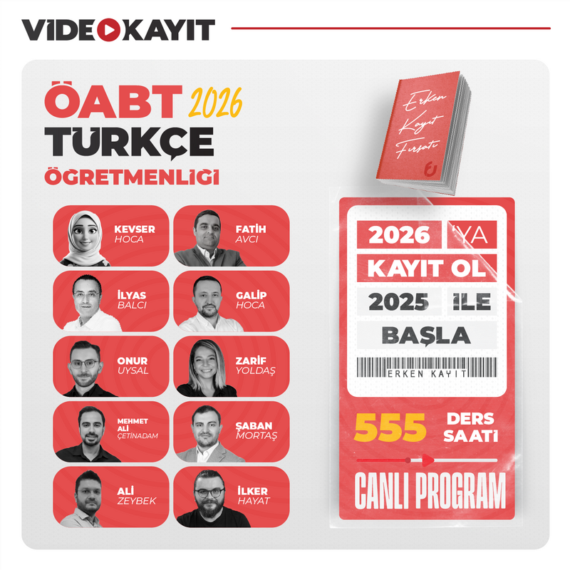 Farklı KPSS - Türkçe ÖABT 2026 | Video Kayıt