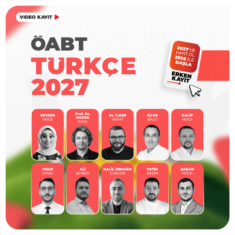 Farklı KPSS - Türkçe ÖABT 2027 | Video Kayıt