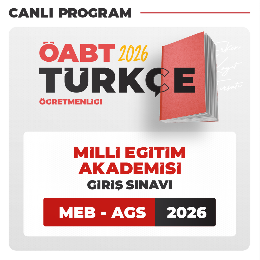Türkçe ÖABT + AGS 2026 | Canlı Program