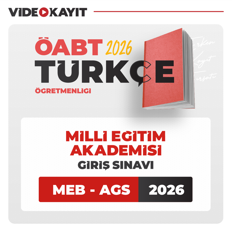 Farklı KPSS - Türkçe ÖABT + AGS 2026 | Video Kayıt