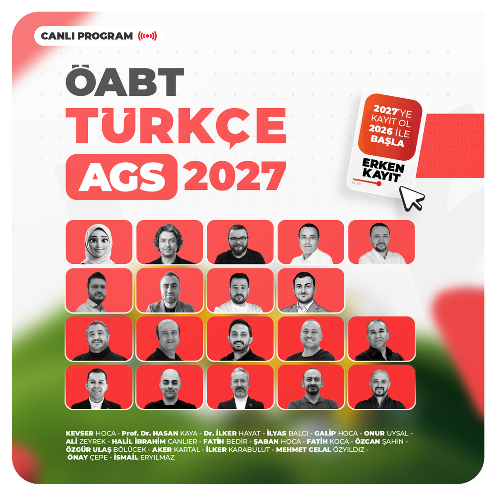 Türkçe ÖABT + AGS 2027 | Canlı Program