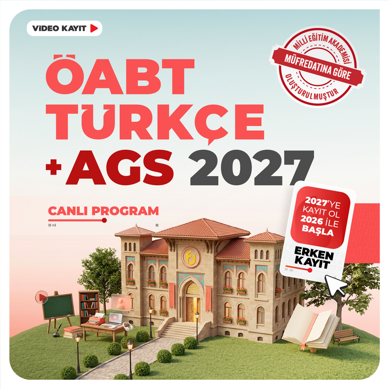 Farklı KPSS - Türkçe ÖABT + AGS 2027 | Video Kayıt