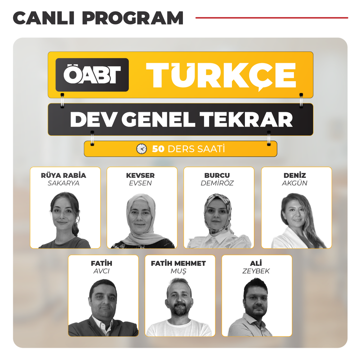 Türkçe Öabt Dev Genel Tekrar | Canlı Program