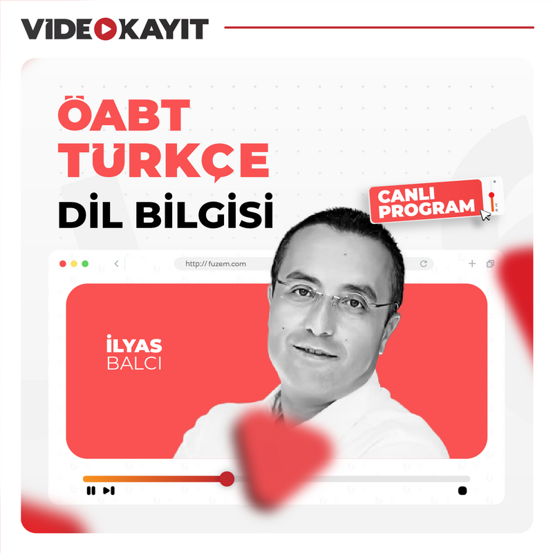 Farklı KPSS - Türkçe ÖABT Dil Bilgisi | Video Kayıt