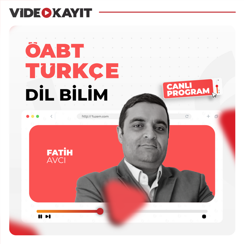 Farklı KPSS - Türkçe ÖABT Dil Bilim | Video Kayıt