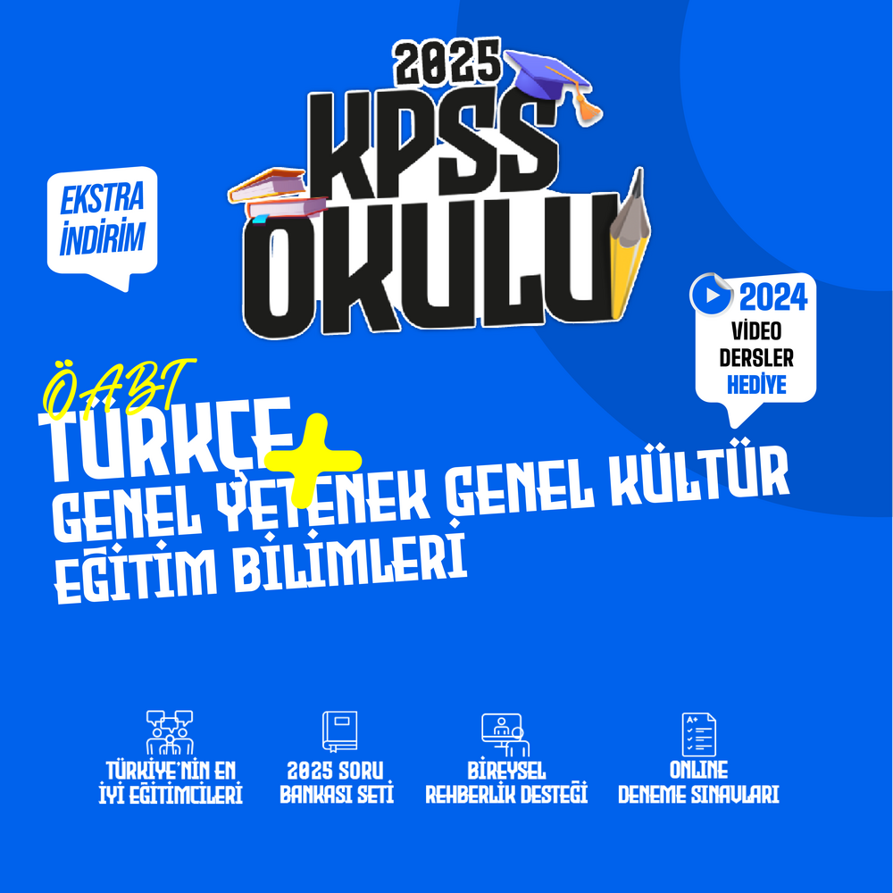Türkçe ÖABT + EB + GYGK 2025 | Erken Kayıt
