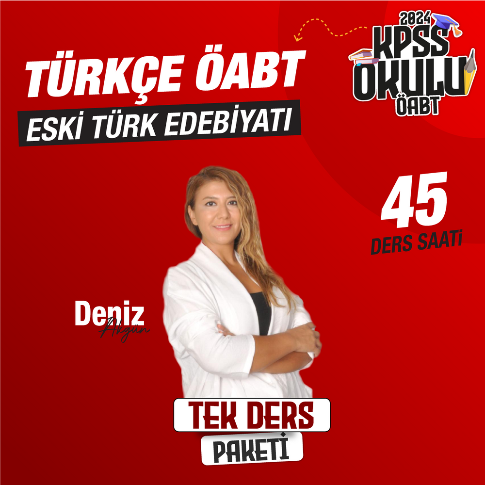 Türkçe ÖABT Eski Türk Edebiyatı | Video Ders