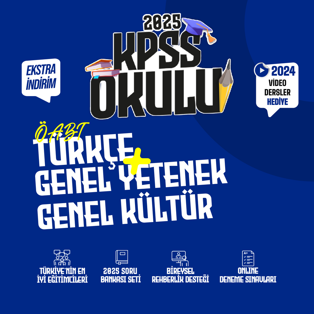 Türkçe ÖABT + Genel Yetenek Genel Kültür 2025 | Erken Kayıt