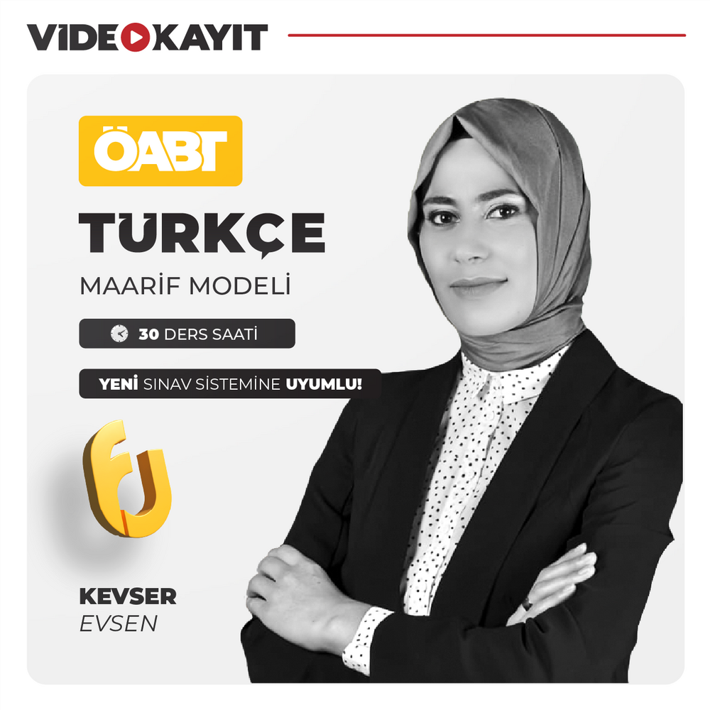 Türkçe ÖABT Maarif Modeli | Video Kayıt