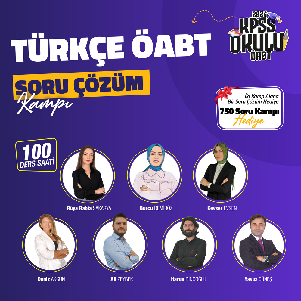 Türkçe Öğretmenliği ÖABT | Soru Çözüm Kampı