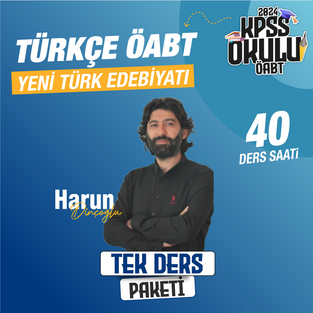 Türkçe ÖABT Yeni Türk Edebiyatı | Video Ders