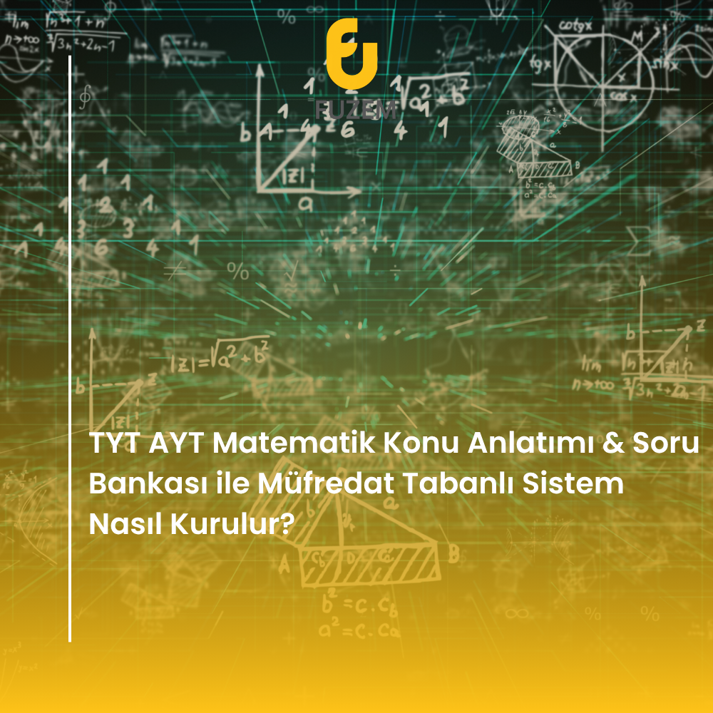 TYT AYT Matematik Konu Anlatımı & Soru Bankası ile Müfredat Tabanlı Sistem Nasıl Kurulur?