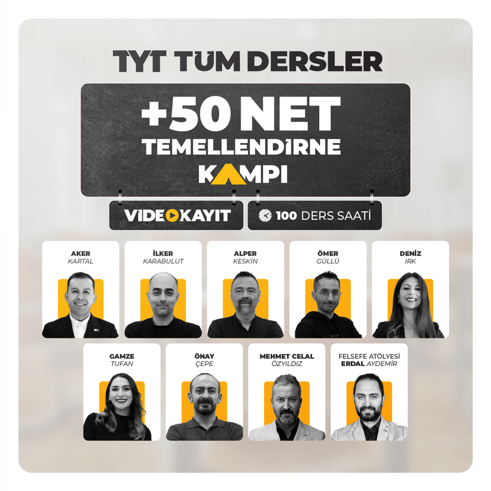 TYT +50 Net Temellendirme Kampı 2025 | Video Kayıt