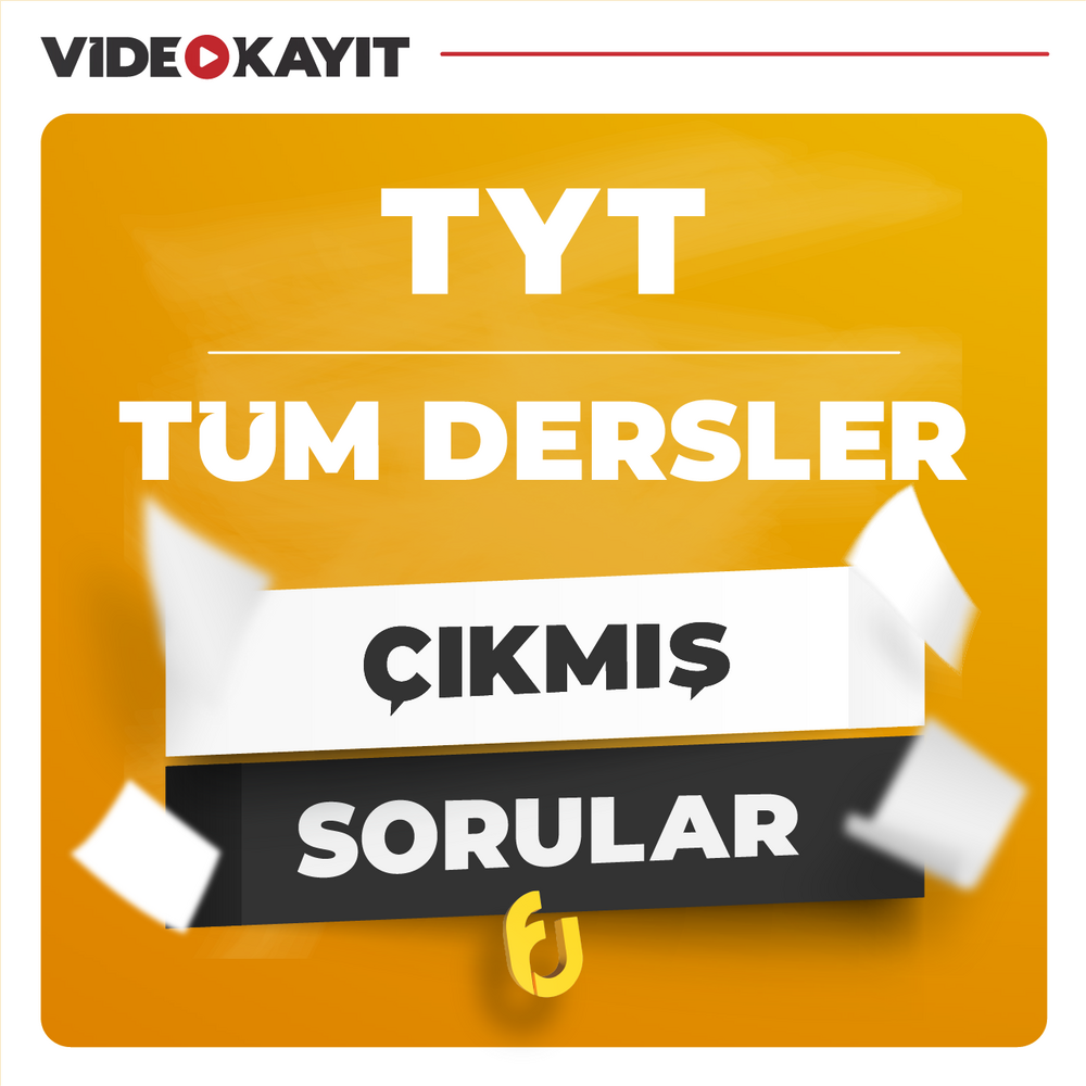 TYT Tüm Dersler Çıkmış Sorular | Tüm Yıllar