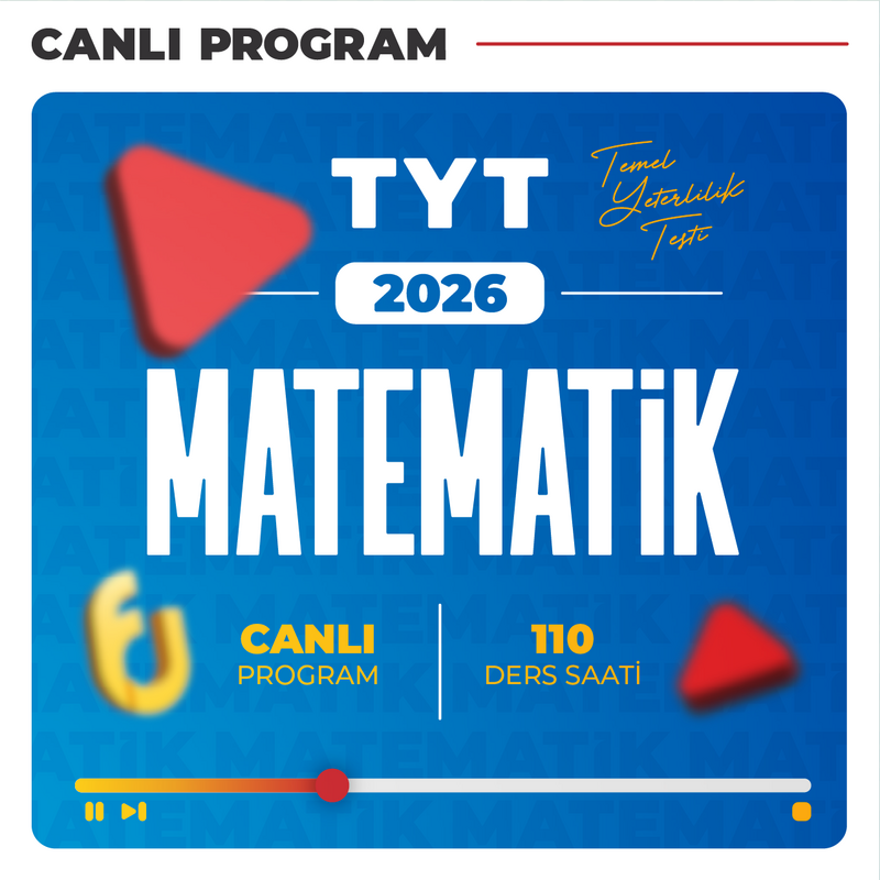 Farklı YKS - TYT Matematik 2026 | Canlı Program