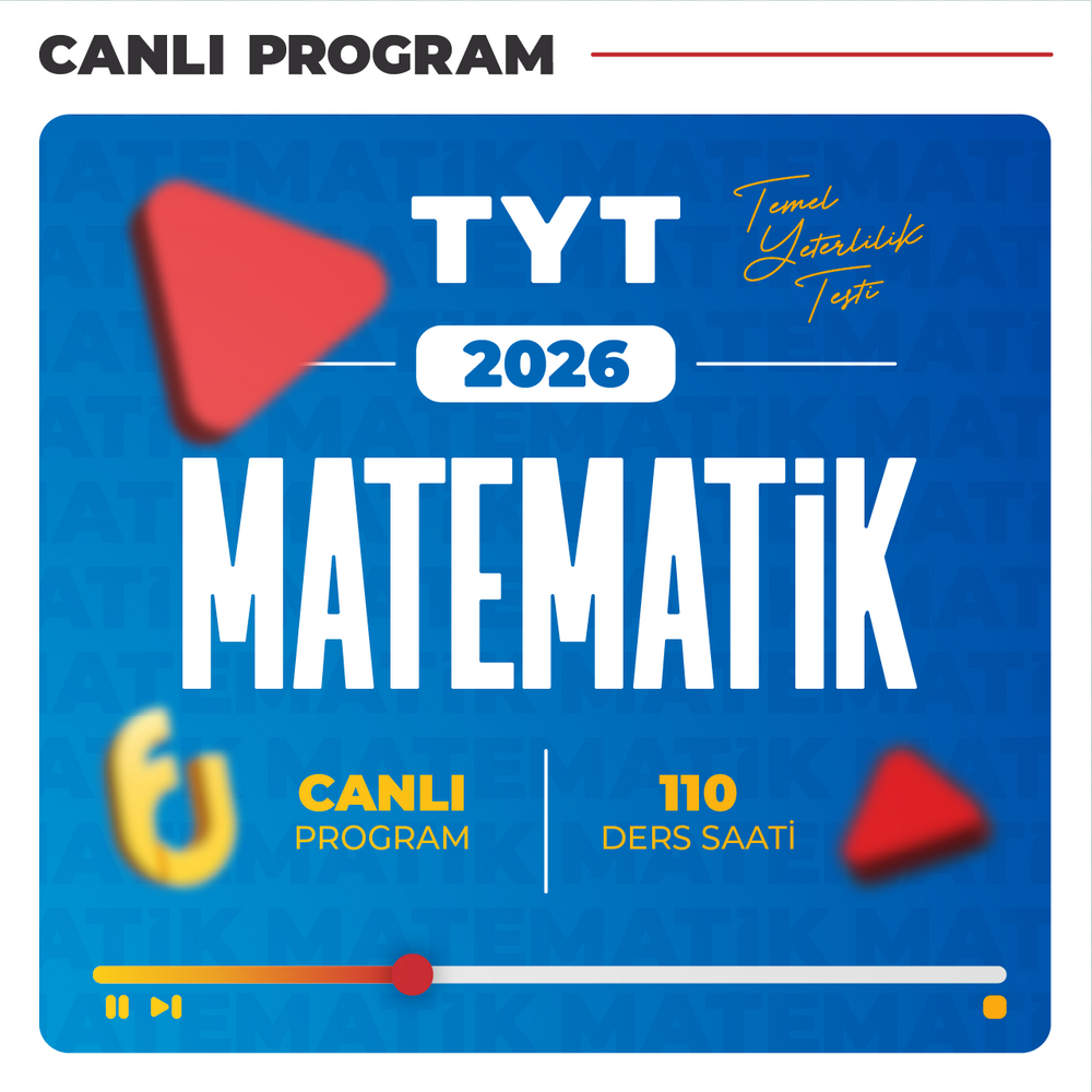 TYT Matematik 2026 | Canlı Program
