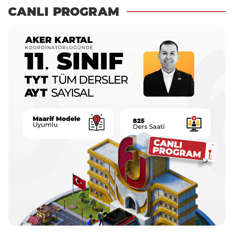 Farklı LGS - TYT Tüm Dersler + 11.Sınıf AYT Sayısal 2027 | Canlı Program