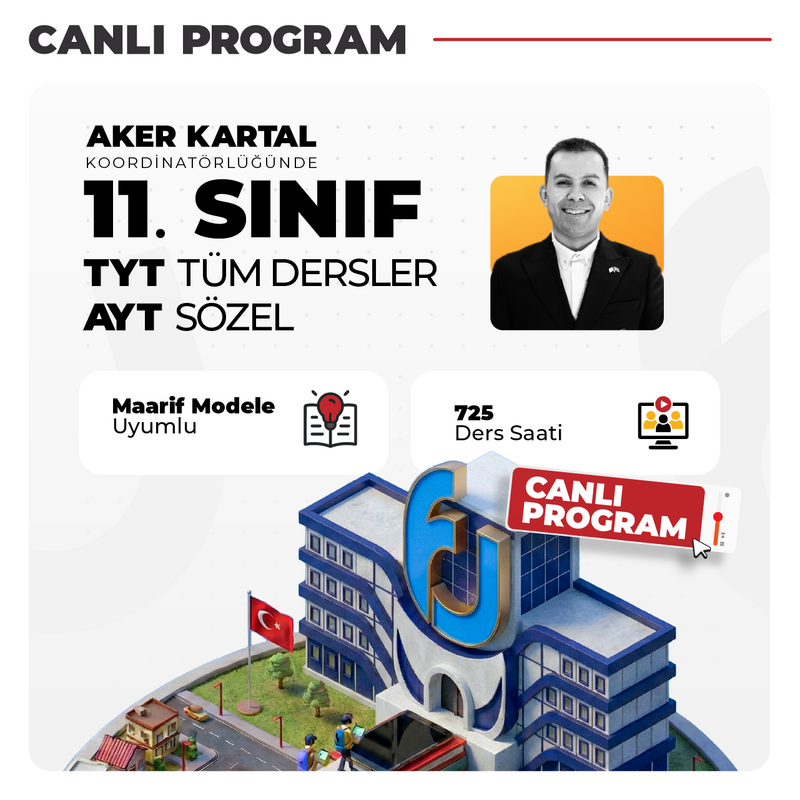 Farklı LGS - TYT Tüm Dersler + 11.Sınıf AYT Sözel 2027 | Canlı Program