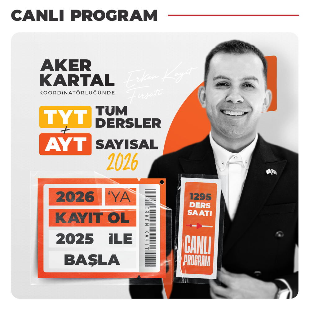 TYT Tüm Dersler + AYT Sayısal 2026 | Canlı Program