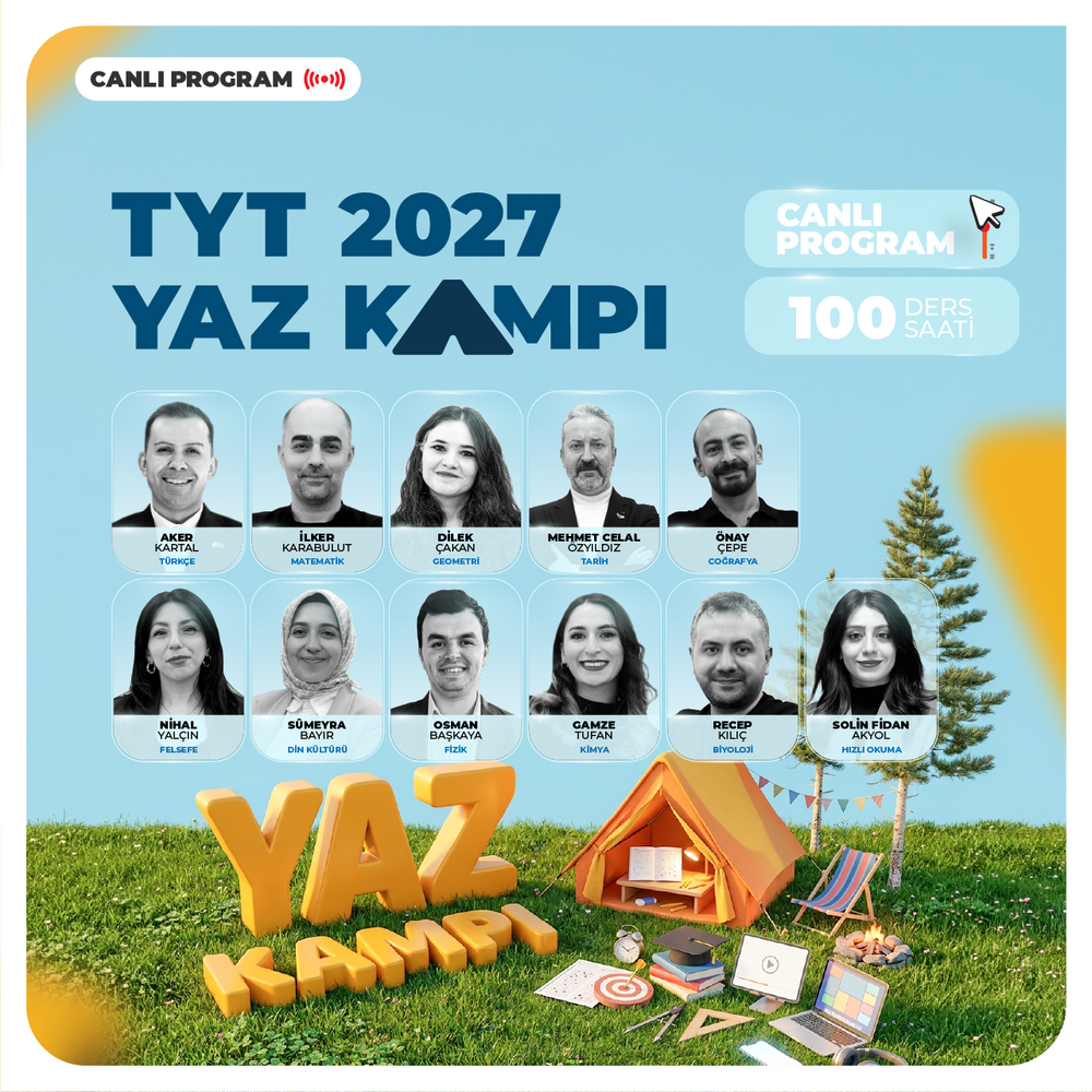 TYT Yaz Kampı 2027 | Canlı Program