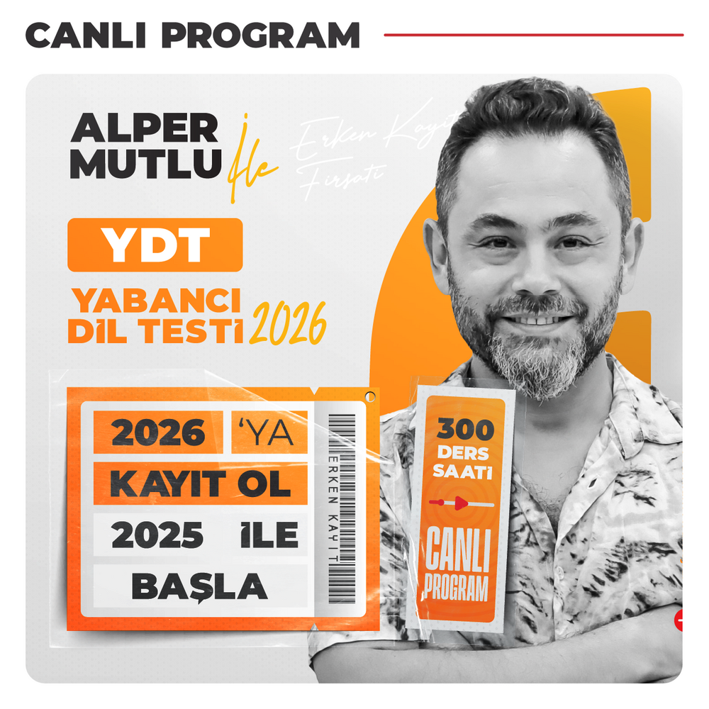 YDT Yabancı Dil Testi 2026 | Canlı Program | TYT Tüm Dersler 2026 Hediye
