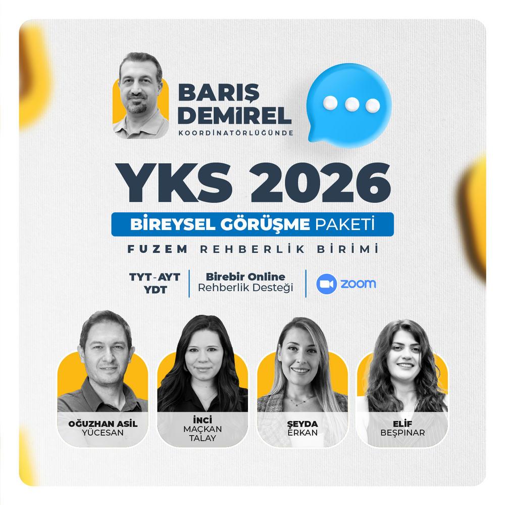 YKS Bireysel Rehberlik 2026 | Görüşme Paketi