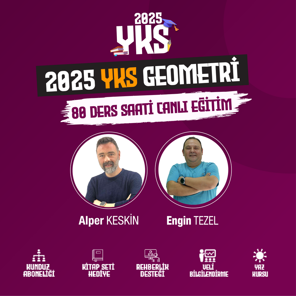 YKS Geometri 2025 | Canlı Program