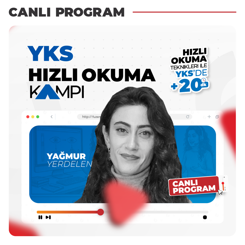 YKS Hızlı Okuma Kampı | Canlı Program
