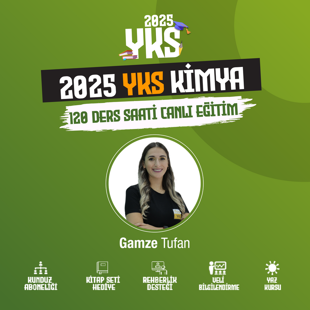 YKS Kimya 2025 | Canlı Program