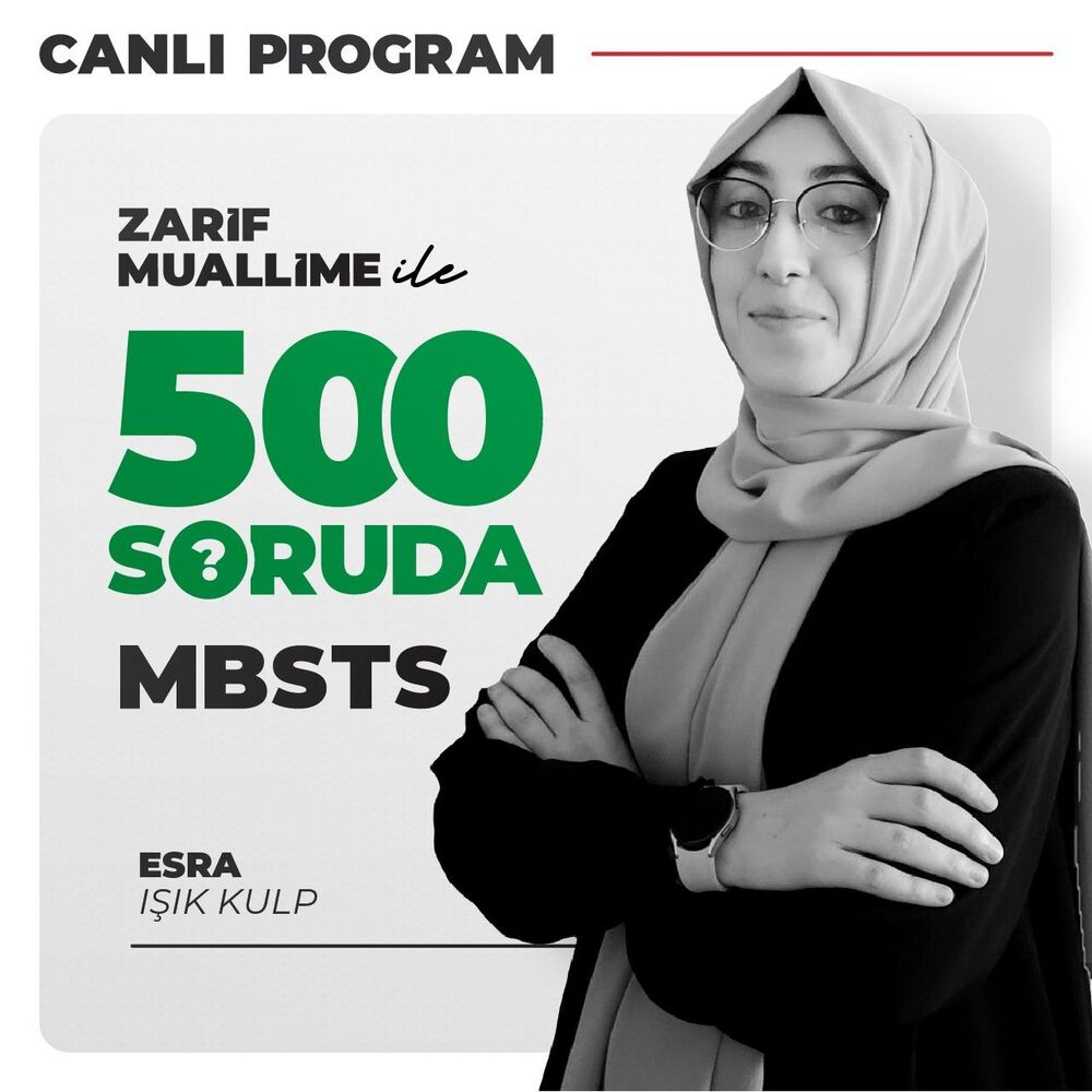 Zarif Muallime ile 500 Soruda MBSTS | Canlı Program
